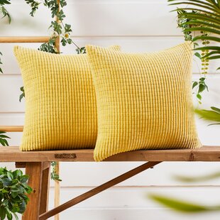 Teal yellow hot sale cushions